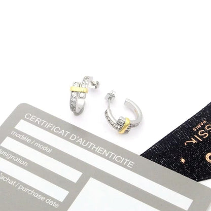 T Edge Hoop Earrings