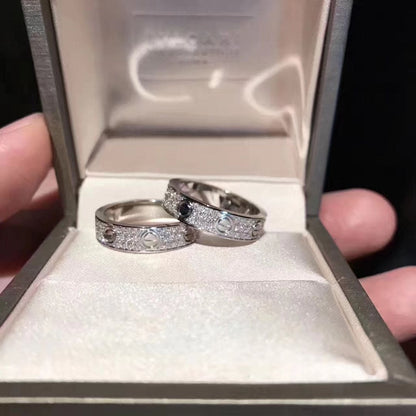 Love Diamond-Paved 5mm Ring