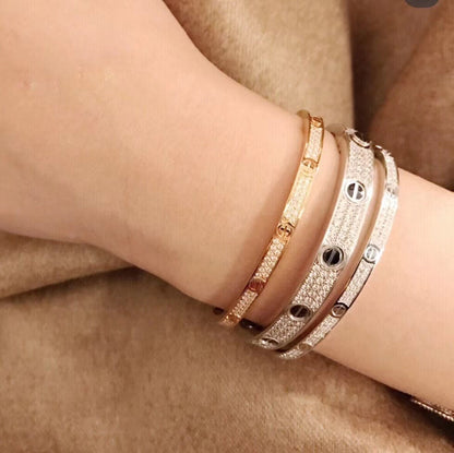 LOVE BRACELET 3.65MM DIAMOND-PAVED