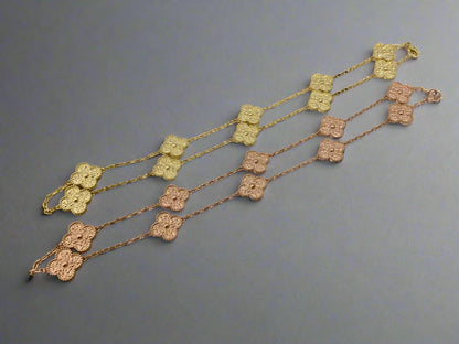 Vintage Alhambra 10 Motifs Necklace