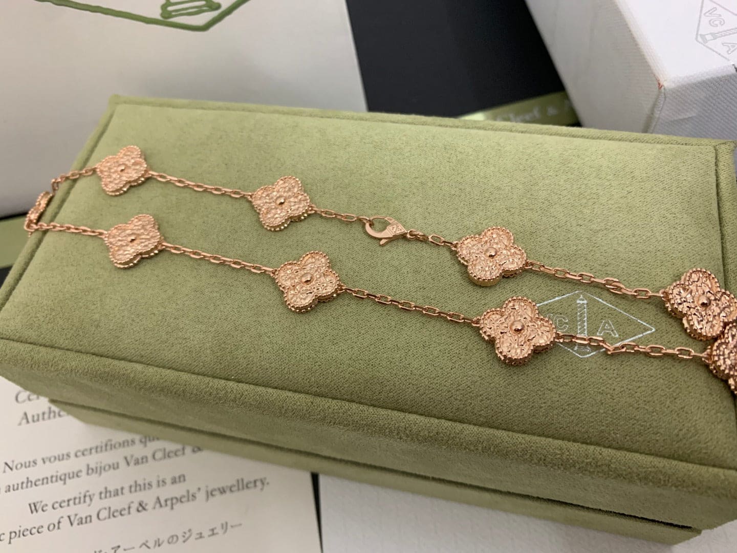 Vintage Alhambra 10 Motifs Necklace