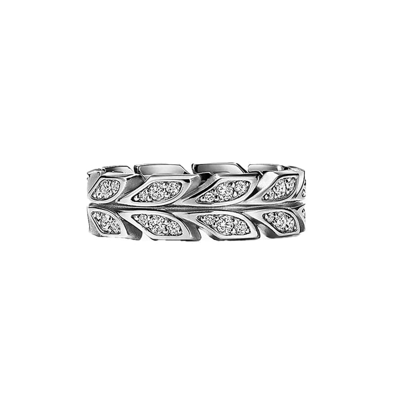 White Gold Victoria Vine Ring