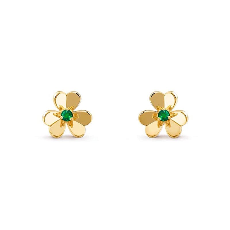 Frivole Mini Emerald Earrings