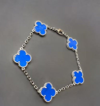 Vintage Alhambra Blue Bracelet
