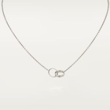 Double Ring Necklace