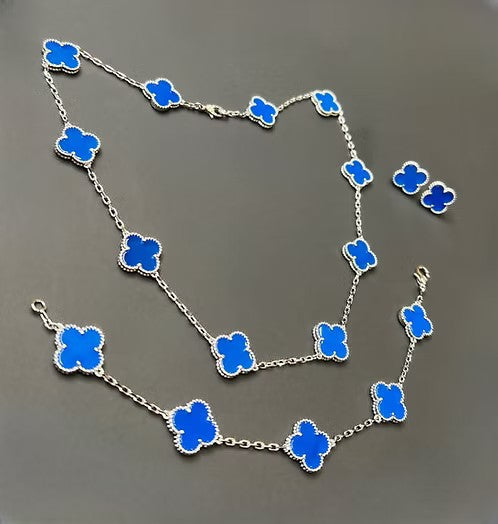 Vintage Alhambra Blue Bracelet