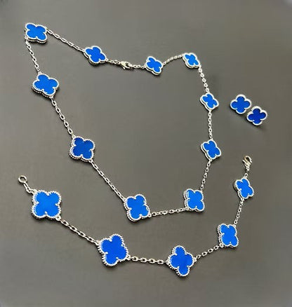 Vintage Alhambra Blue Bracelet