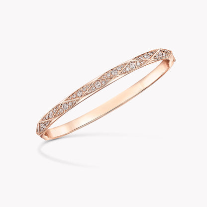 Laurence  Signature Pavé Diamond Bangle