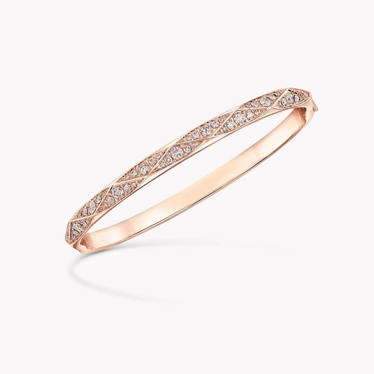 Laurence  Signature Pavé Diamond Bangle