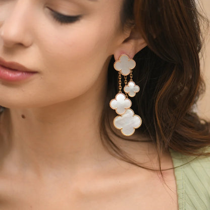 Magic Alhambra Four Motifs Earrings