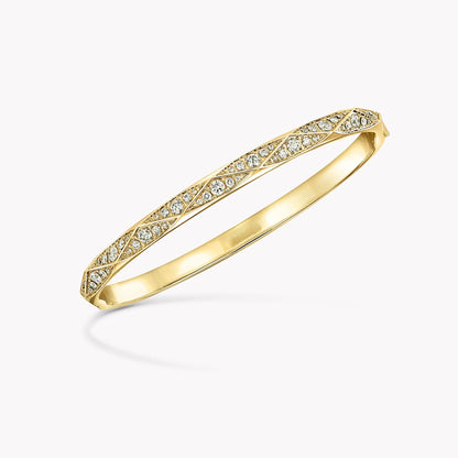 Laurence  Signature Pavé Diamond Bangle