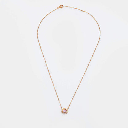 Trinity Pink Sapphire Necklace