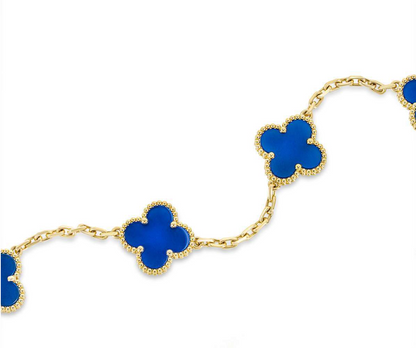 Vintage Alhambra Blue Bracelet