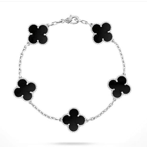 Vintage Alhambra Five Motifs Clover Bracelet