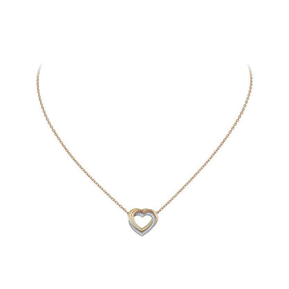 Trinity Heart Diamond Necklace