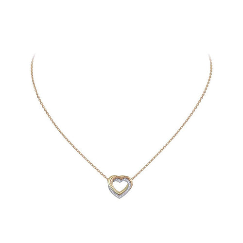 Trinity Heart Diamond Necklace