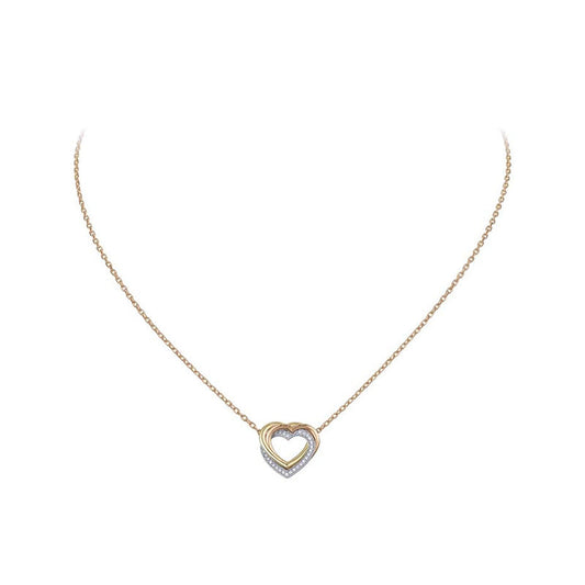 Trinity Heart Diamond Necklace