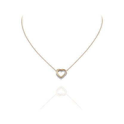 Trinity Heart Diamond Necklace