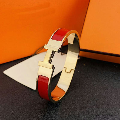 H BRACELET 12MM GOLD
