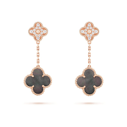 Vintage Alhambra 2 Motifs Earrings