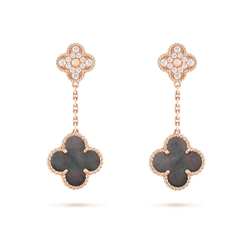 Vintage Alhambra 2 Motifs Earrings