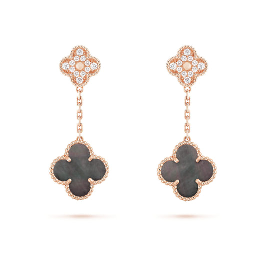 Vintage Alhambra 2 Motifs Earrings