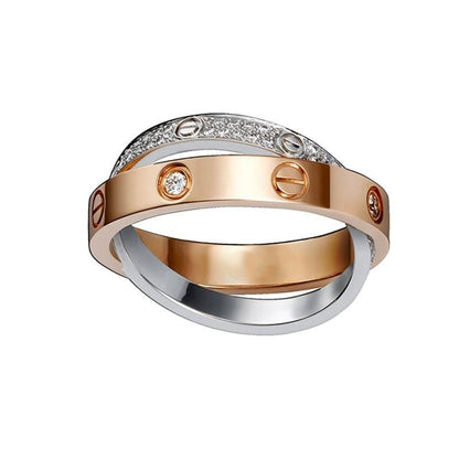 Love Diamond Double Ring