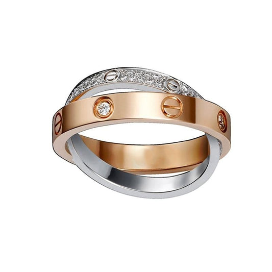 Love Diamond Double Ring