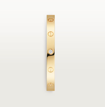 Open Cuff 1 Diamond Love Bracelet