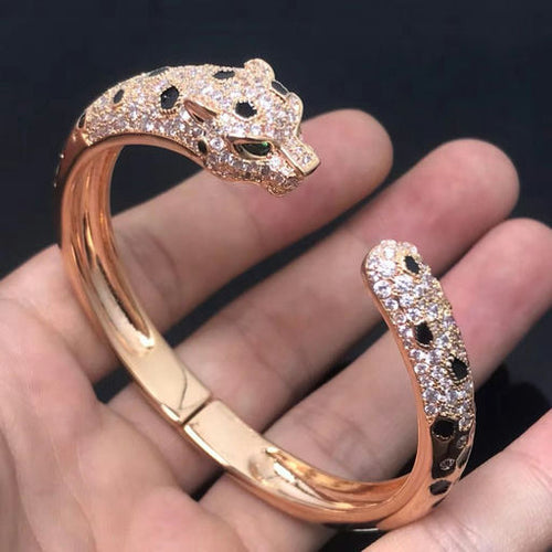 Panthère de Leopard Head Bracelet Diamond