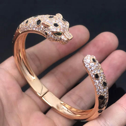 Panthère de Leopard Head Bracelet Diamond