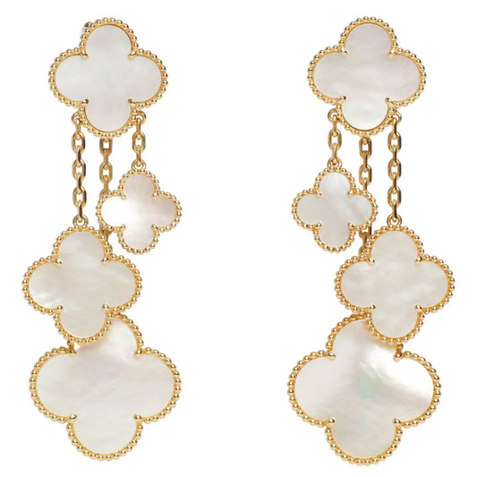 Magic Alhambra Four Motifs Earrings
