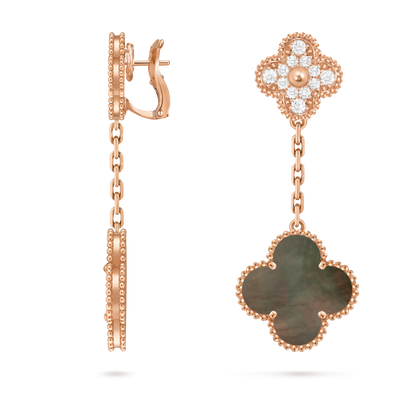 Vintage Alhambra 2 Motifs Earrings