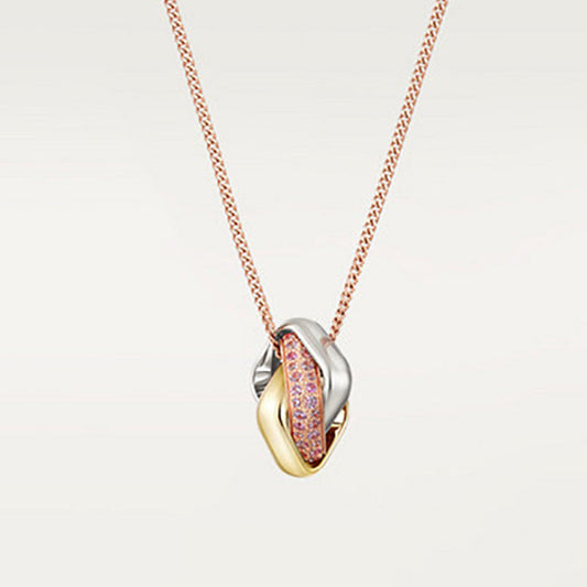Trinity Pink Diamond Necklace