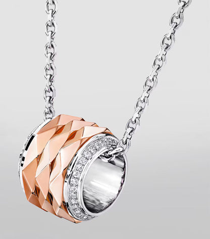 Laurence Signature Spinning Diamond Pendant