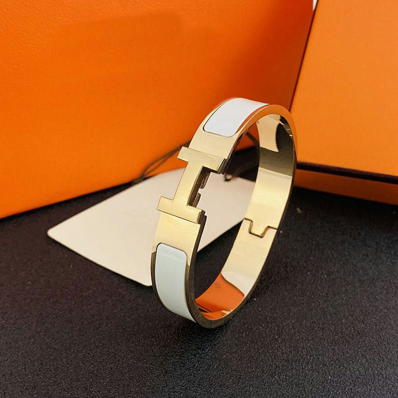 H BRACELET 12MM GOLD