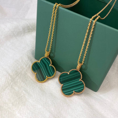 Magic Alhambra Malachite Necklace