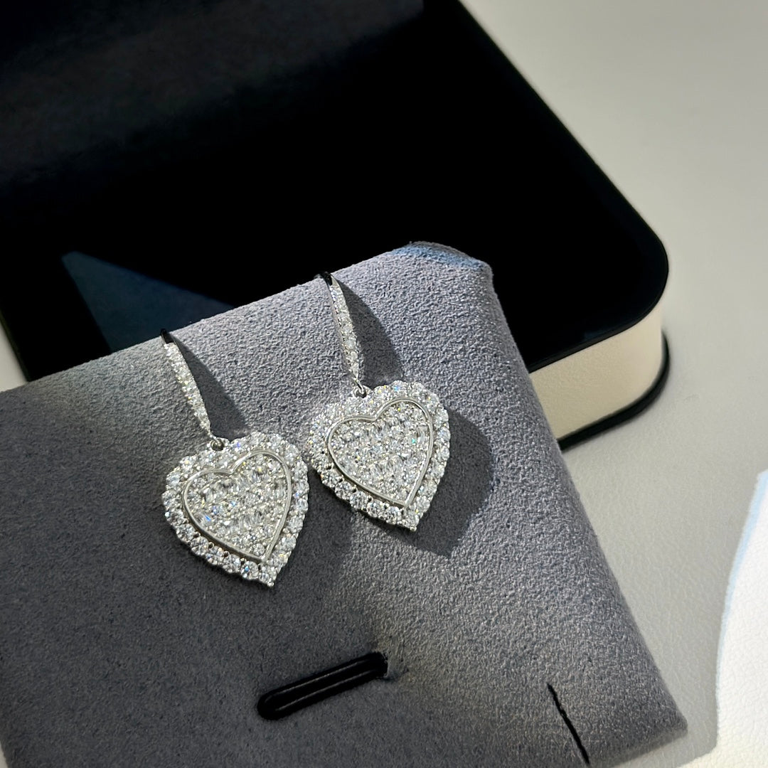 T Heart Diamonds Earrings