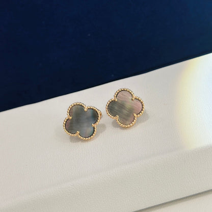 Vintage Alhambra Grey Earrings
