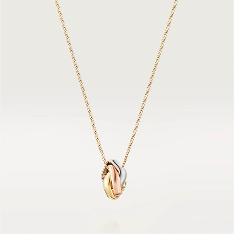 Trinity Cushion Necklace