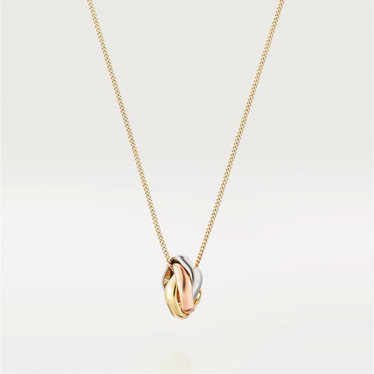 Trinity Cushion Necklace
