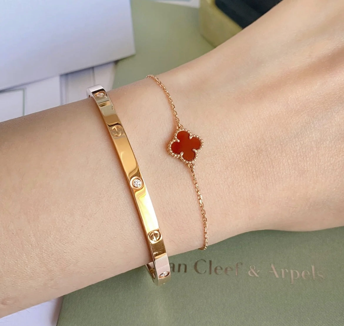 Love Six Diamonds Small Bracelet