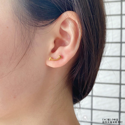 T Smile Earrings