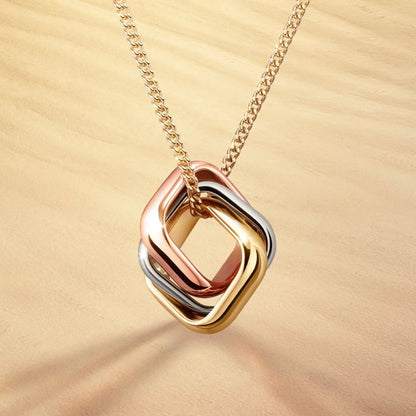 Trinity Cushion Necklace