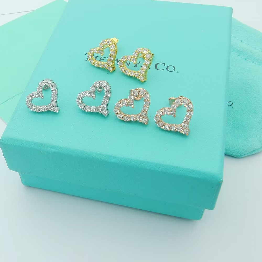T Heart Diamonds Earrings