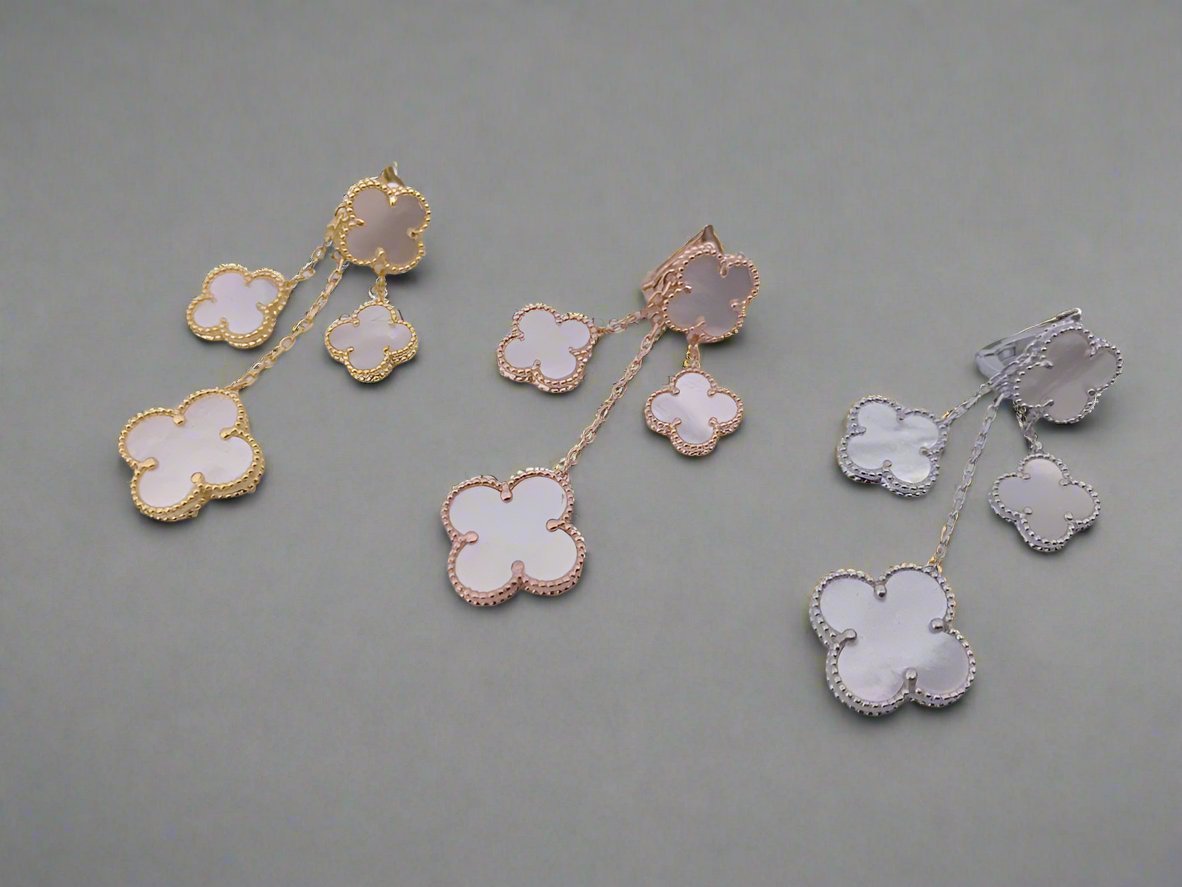 Magic Alhambra Four Motifs Earrings
