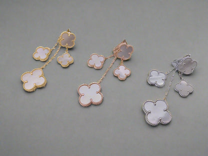 Magic Alhambra Four Motifs Earrings