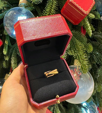 Trinity Cushion Ring