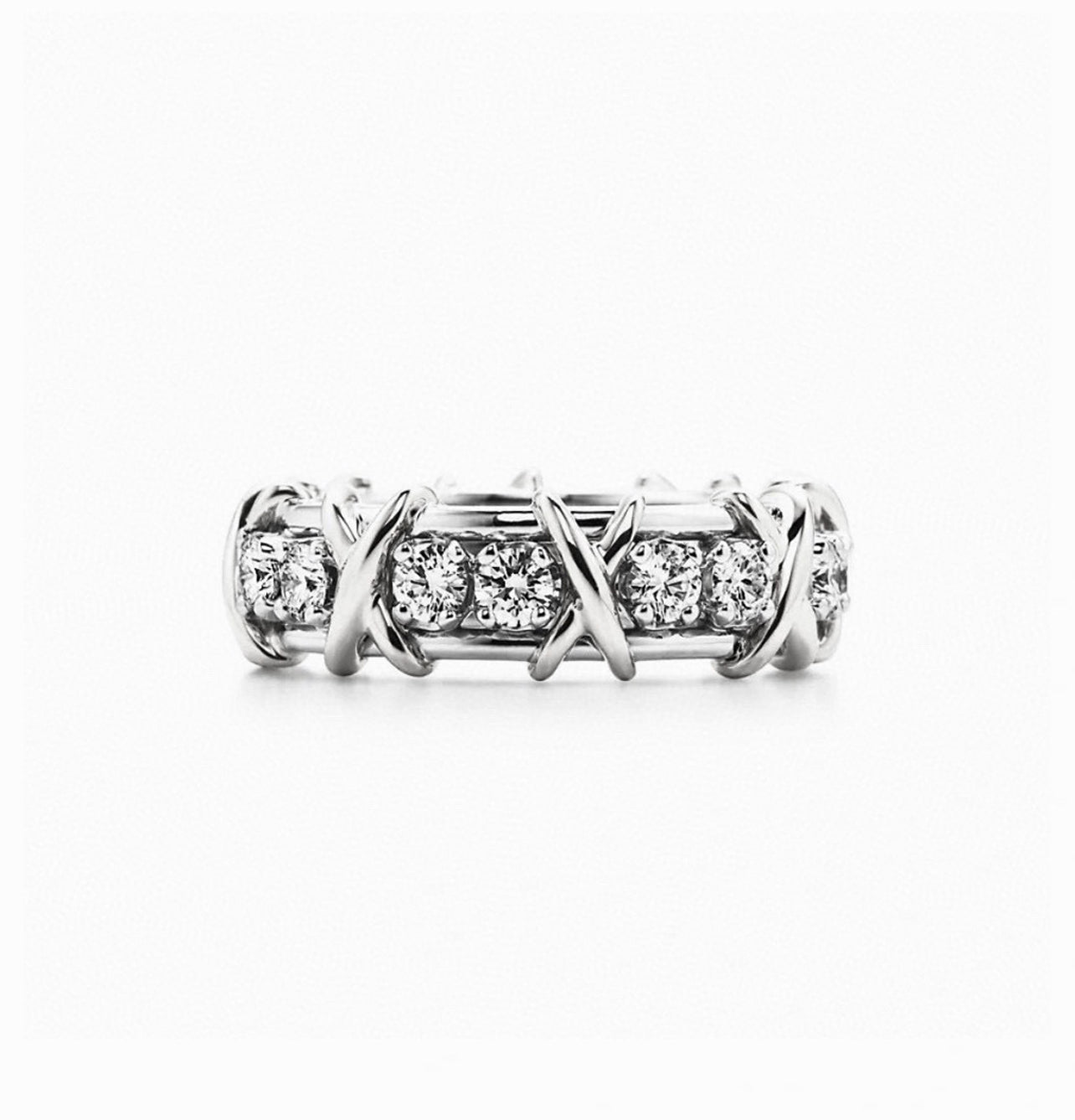 T Schlumberger Eighteen Stone Ring