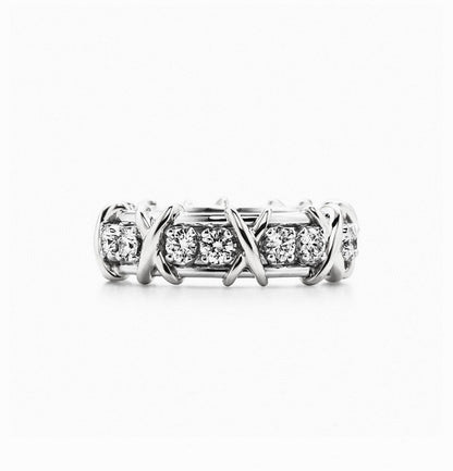 T Schlumberger Eighteen Stone Ring